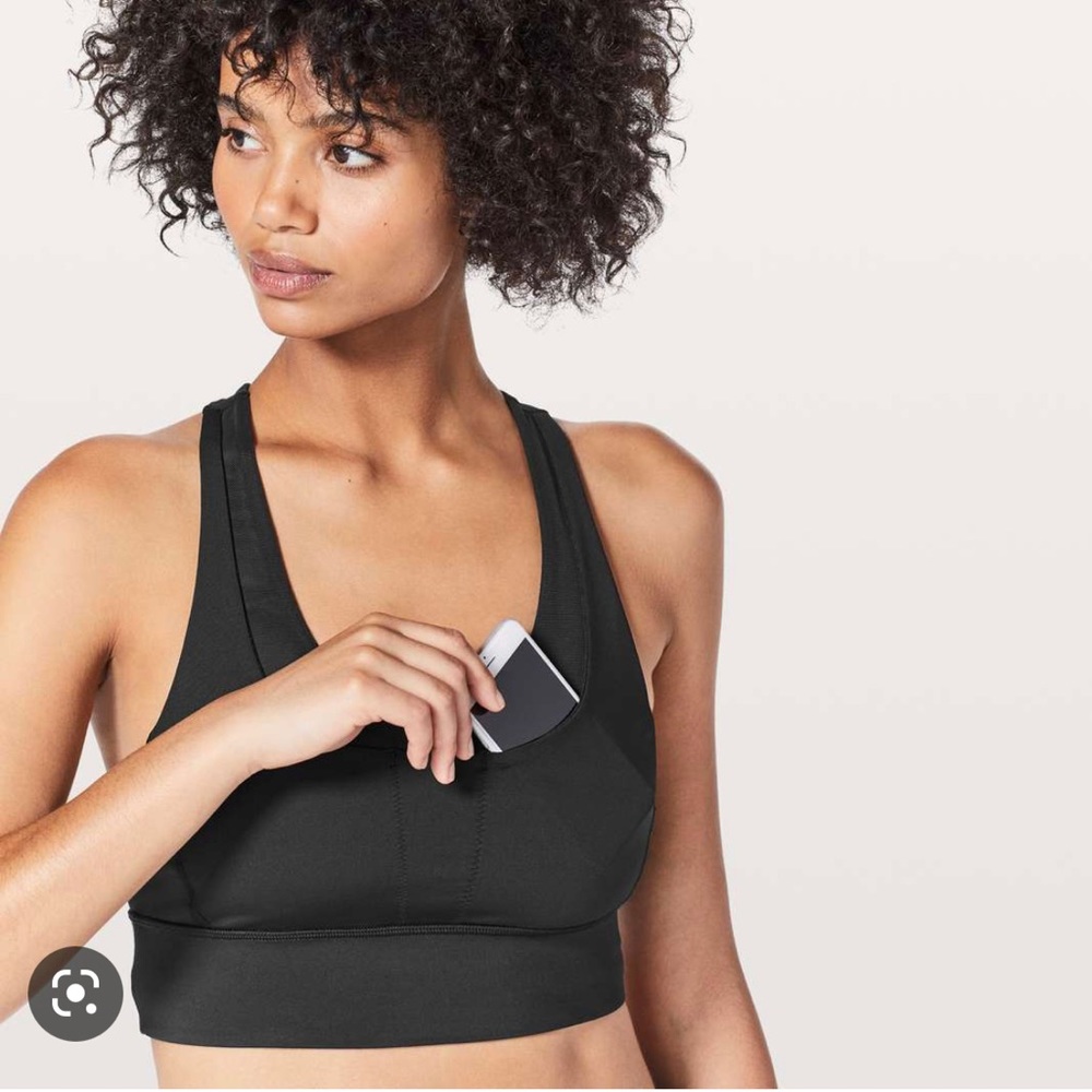 EUC Lululemon Run Stuff Your Bra Long Line 12